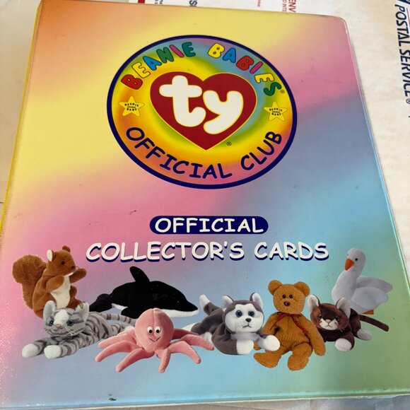 Ty Beanie Babies Official Club Collector's Cards Binder Full of Cards plus extra - Picture 1 of 16